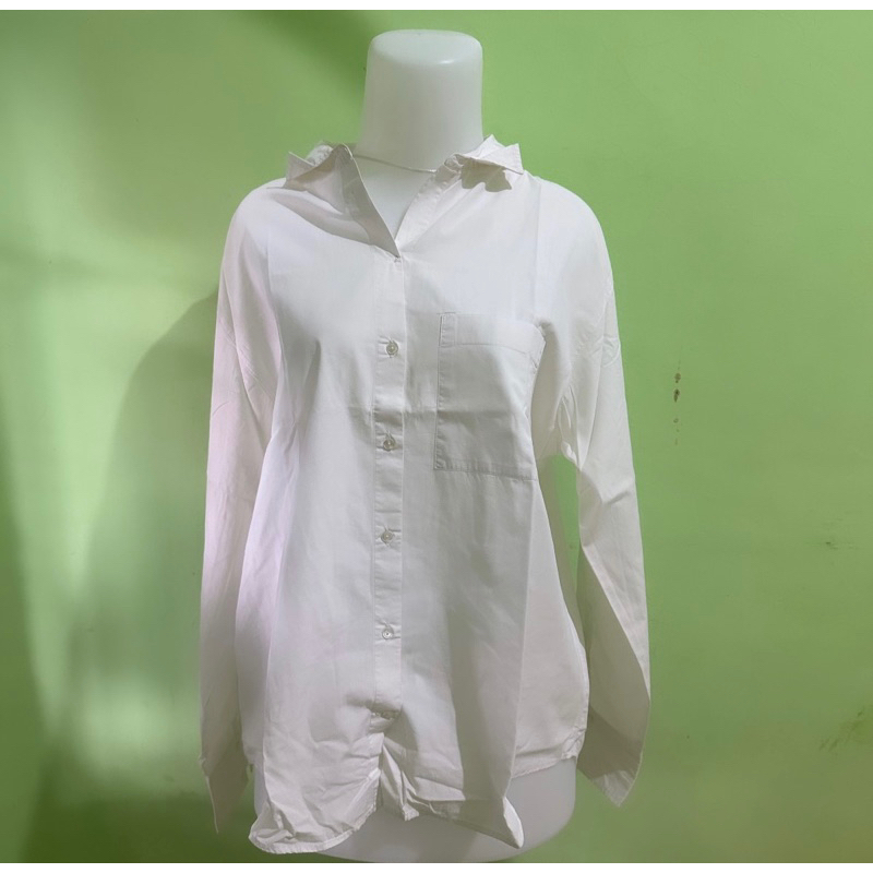 kemeja Zara putih preloved