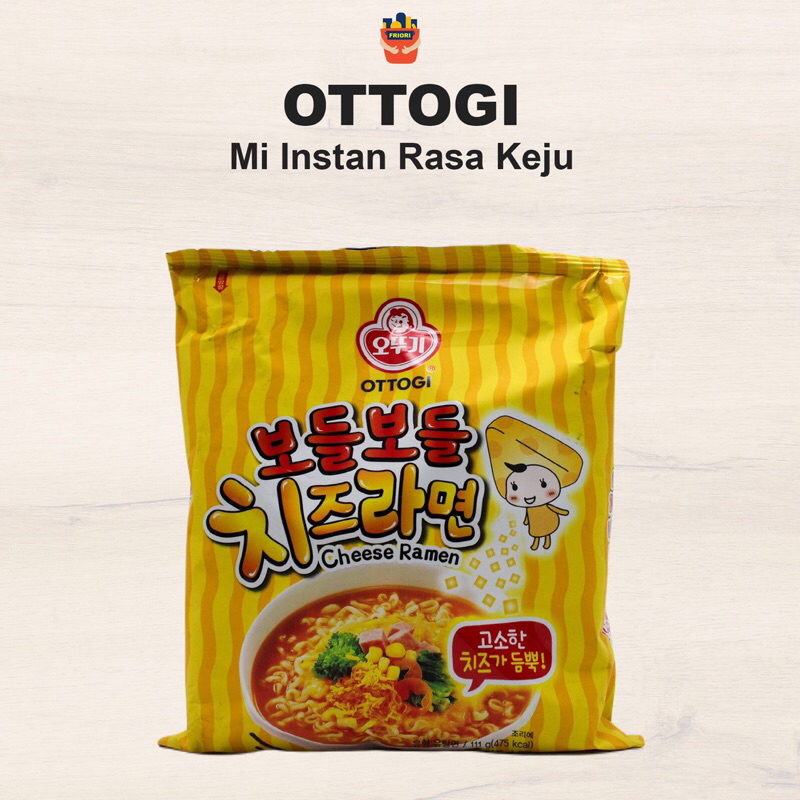 

Ottogi cheese ramen 111 gram - instant noodle keju korea - Mi Instan Rasa Keju Mie Food