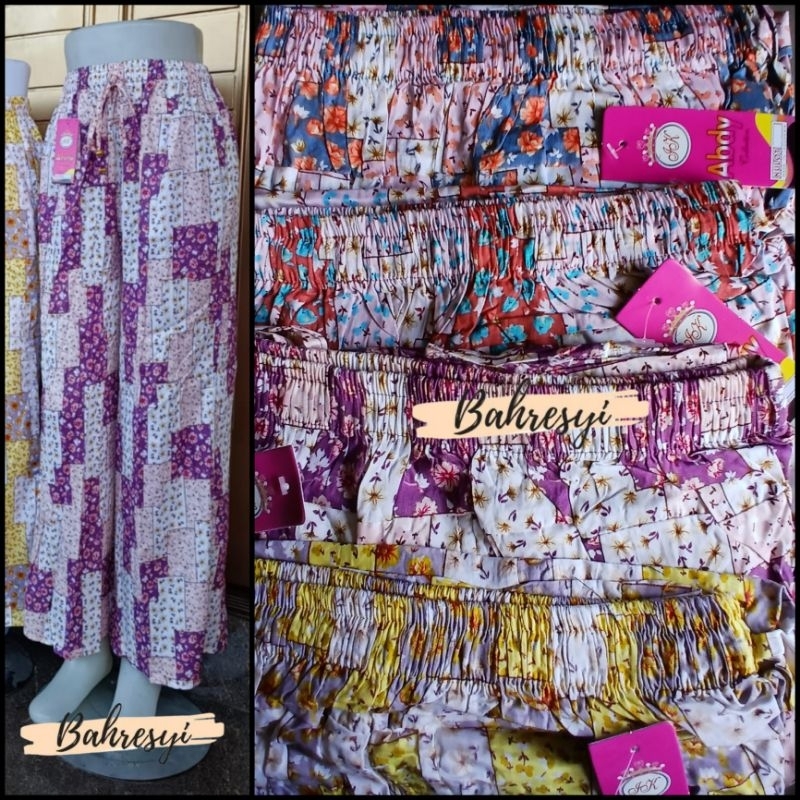 CELANA KULOT KATUN MOTIF BUNGA // CELANA RAYON MOTIF WANITA // CELANA NYAMAN PEREMPUAN