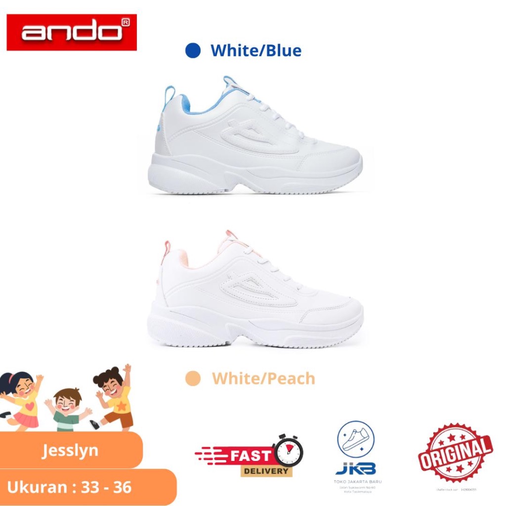 Sepatu Sneakers Wanita Ando Jesslyn Original