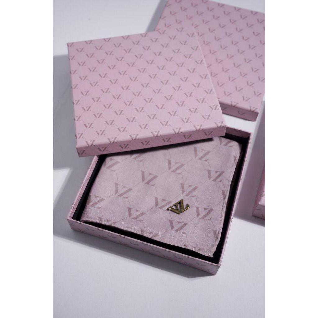 VIVI ZUBEDI MONOGRAM VOAL SCARF