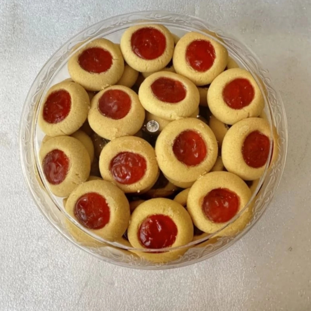 

(KHAS BANDUNG) THUMBPRINT STRAWBERRY 500GR KUE KERING KHAS LEBARAN