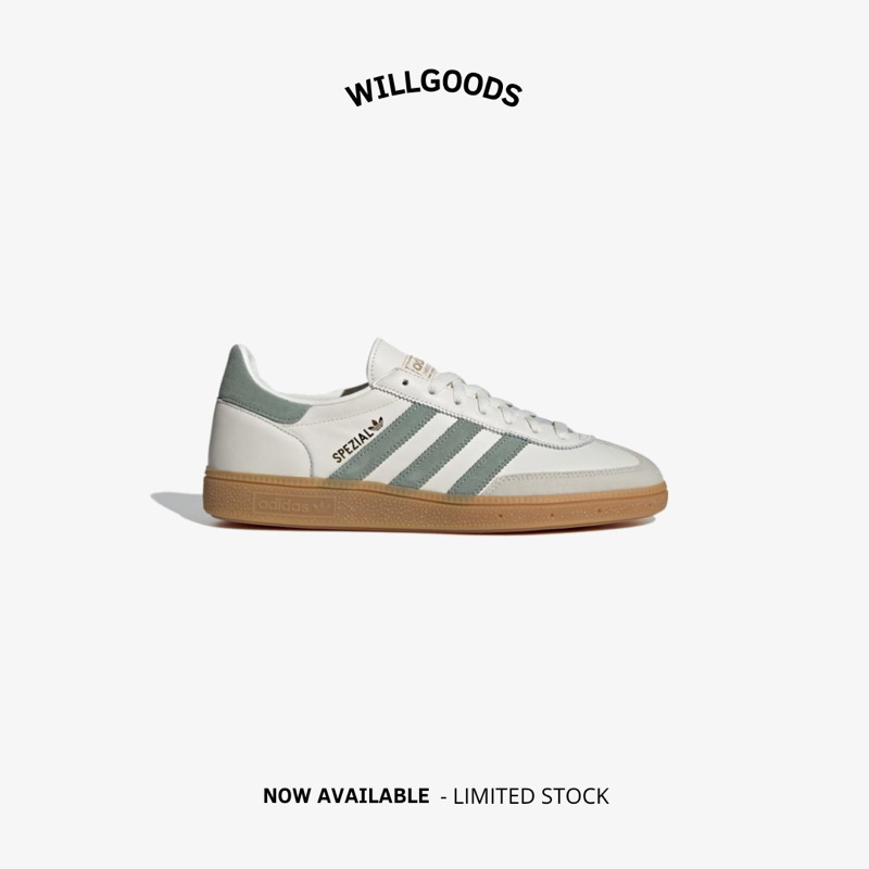 Adidas Handball Spezial Off White Silver Green Original Resmi BNIB