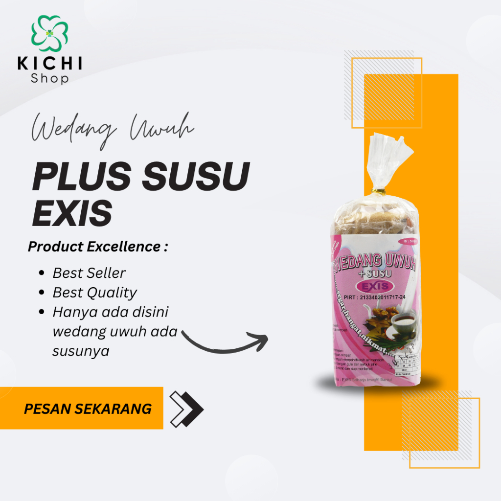 

WEDANG UWUH PLUS SUSU EXIS ASLI KOMPLIT KHAS IMOGIRI ISI 5