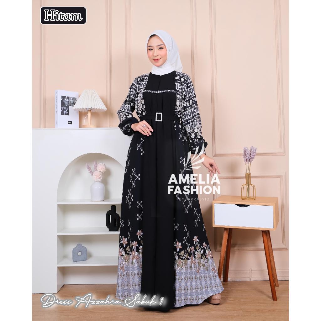 azzahra dress amelia, dress outer, dress amelia, outer amelia