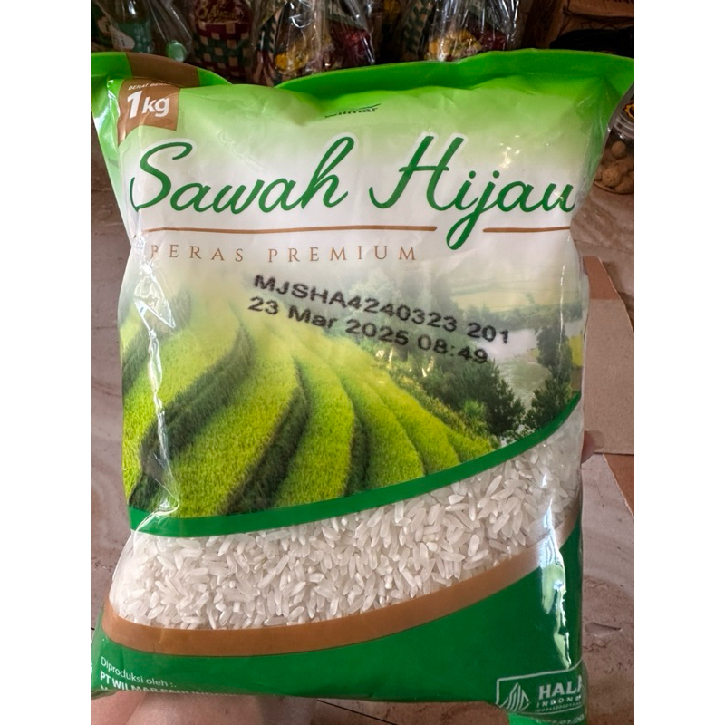 

Beras premium 1kg / Beras sawah hijau