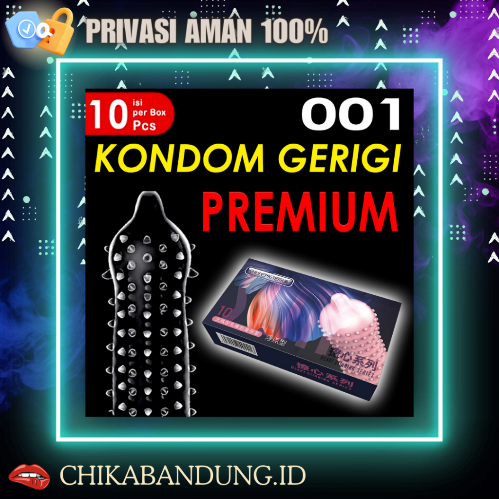 Kondom 001 Bergerigi dan Berduri - Kualitas Premium - Privasi Terjaga