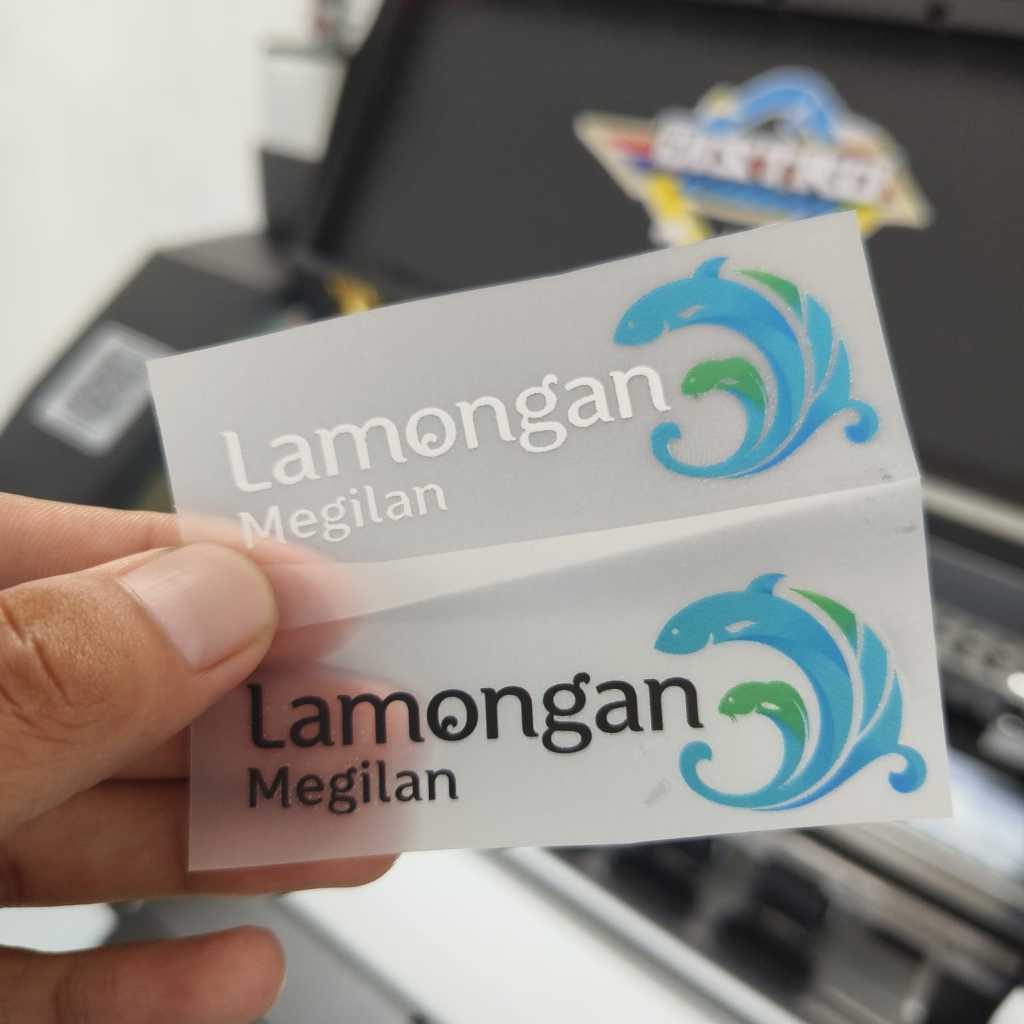 

sablon setrika DTF logo lamongan megilan