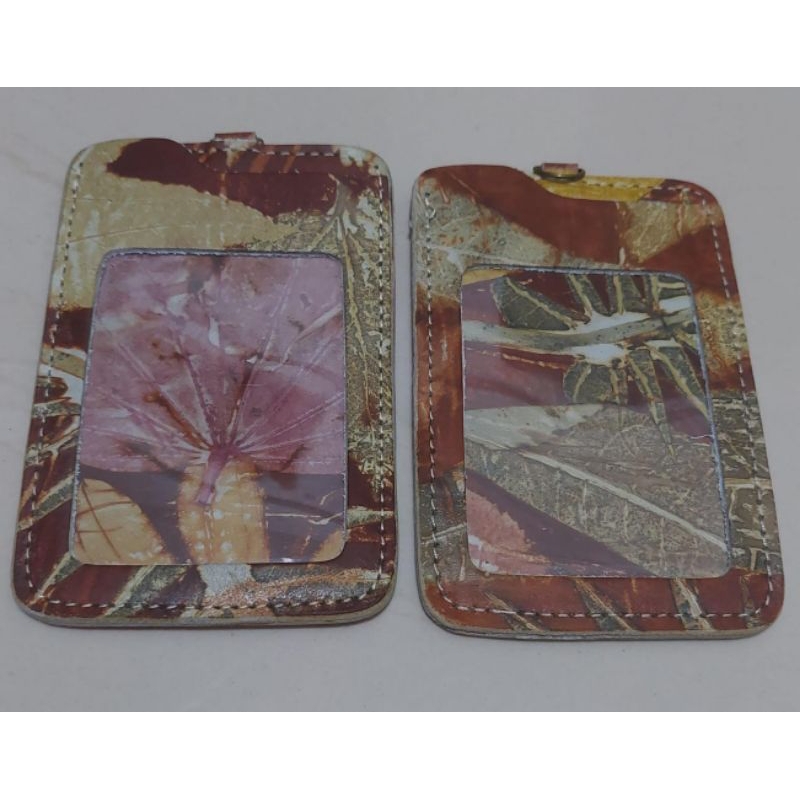 

ID CARD Holder Ecoprint Kulit Sapi