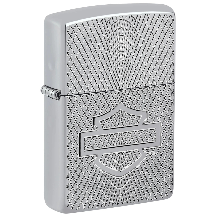 Zippo Original 46022 Harley Davidson 2024 Collectible (Armor High Polish Chrome)
