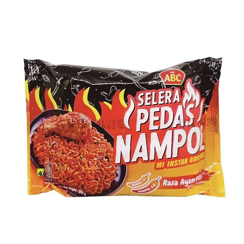 

Mie Abc Selera Pedas Nampol Ayam Pedas 80 g