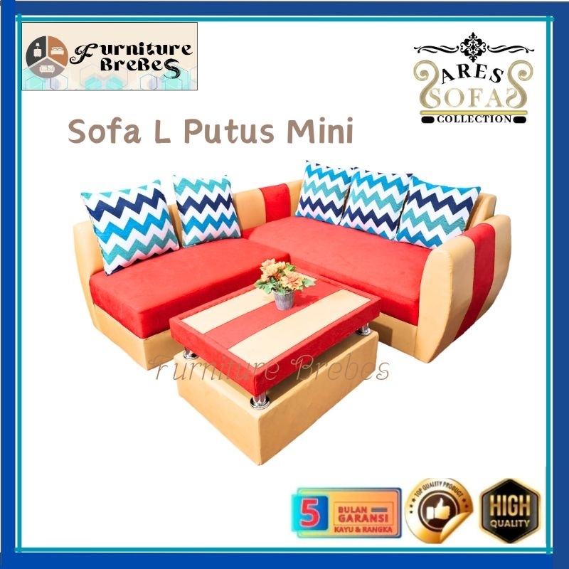 Sofa L Putus / Sofa Sudut / Kursi Tamu / Minimalis Termurah Brebes Tegal Cirebon Slawi