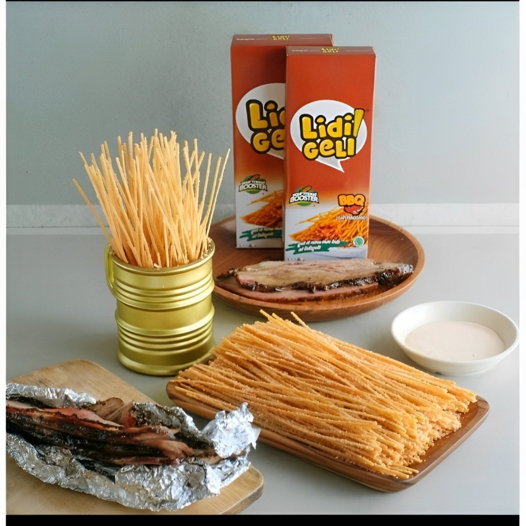 

Mie Lidi Rasa Barbeque - Lidi Geli 50gr