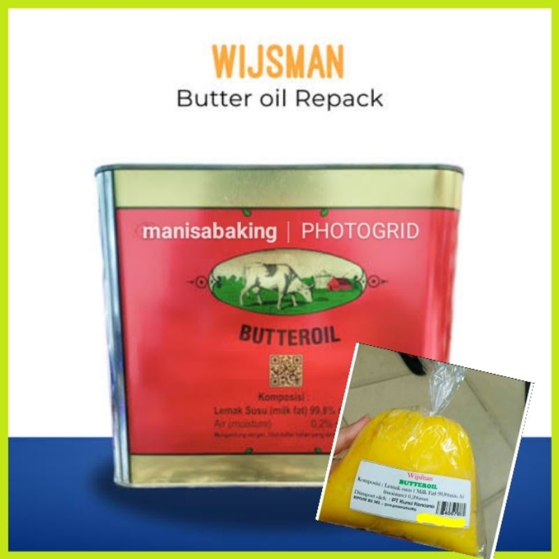 WISMAN BUTTER OIL 250 GRAM REPACK MINYAK MENTEGA WIJSMAN WYSMAN BUTER OIL NASTAR KUE KERING LEBARAN