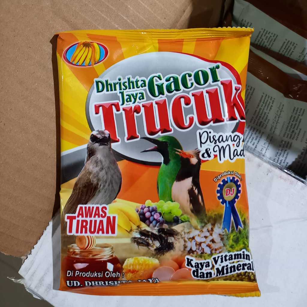 trucuk gacor voer trucuk pisang pur burung berkicau