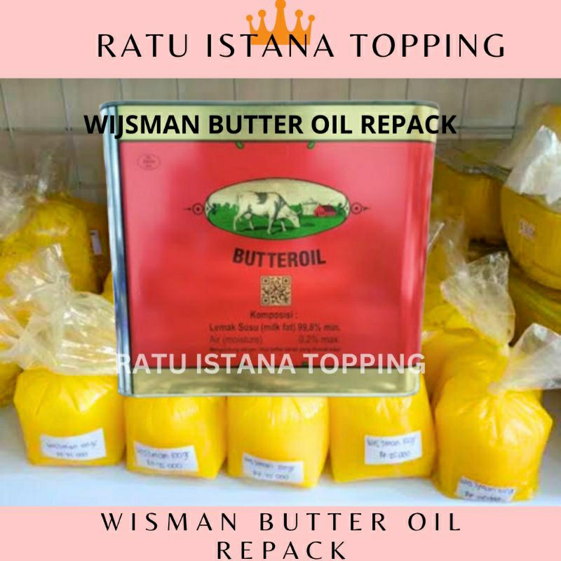 WISMAN BUTTER OIL 100 GRAM REPACK MINYAK MENTEGA WYSMAN NASTAR KUE KERING LEBARAN WIJSMAN