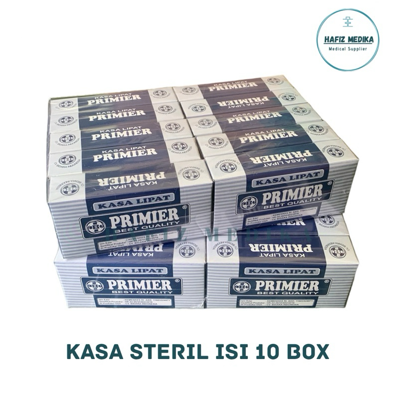 [PER PACK] Kasa Steril kasa hidrofil isi 10BOX PREMIER