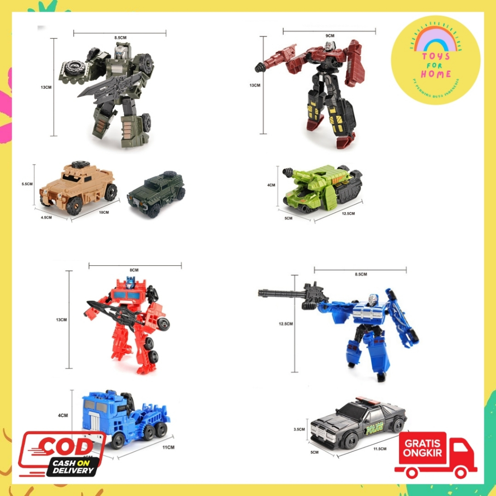 Mainan anak Robot Deformation Warrior Series TOYSFORHOME