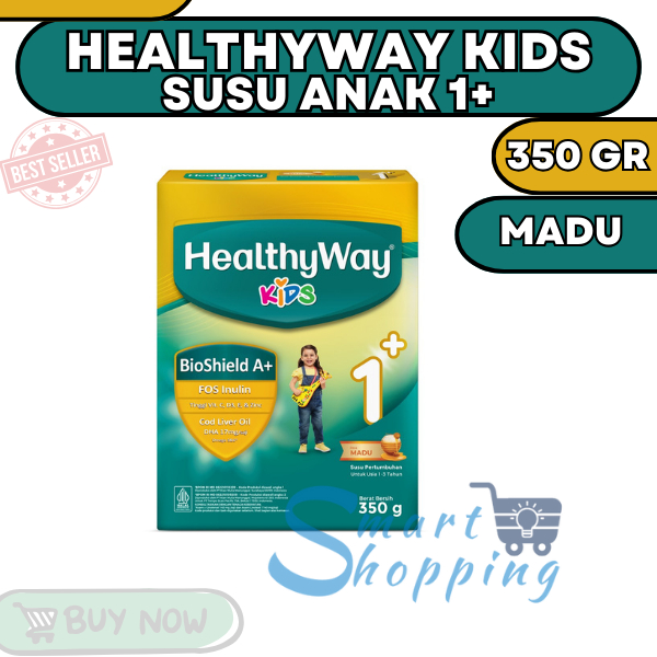 

HealthyWay Kids Susu Anak 1+ (Susu Pertumbuhan) Ukuran 350 gr