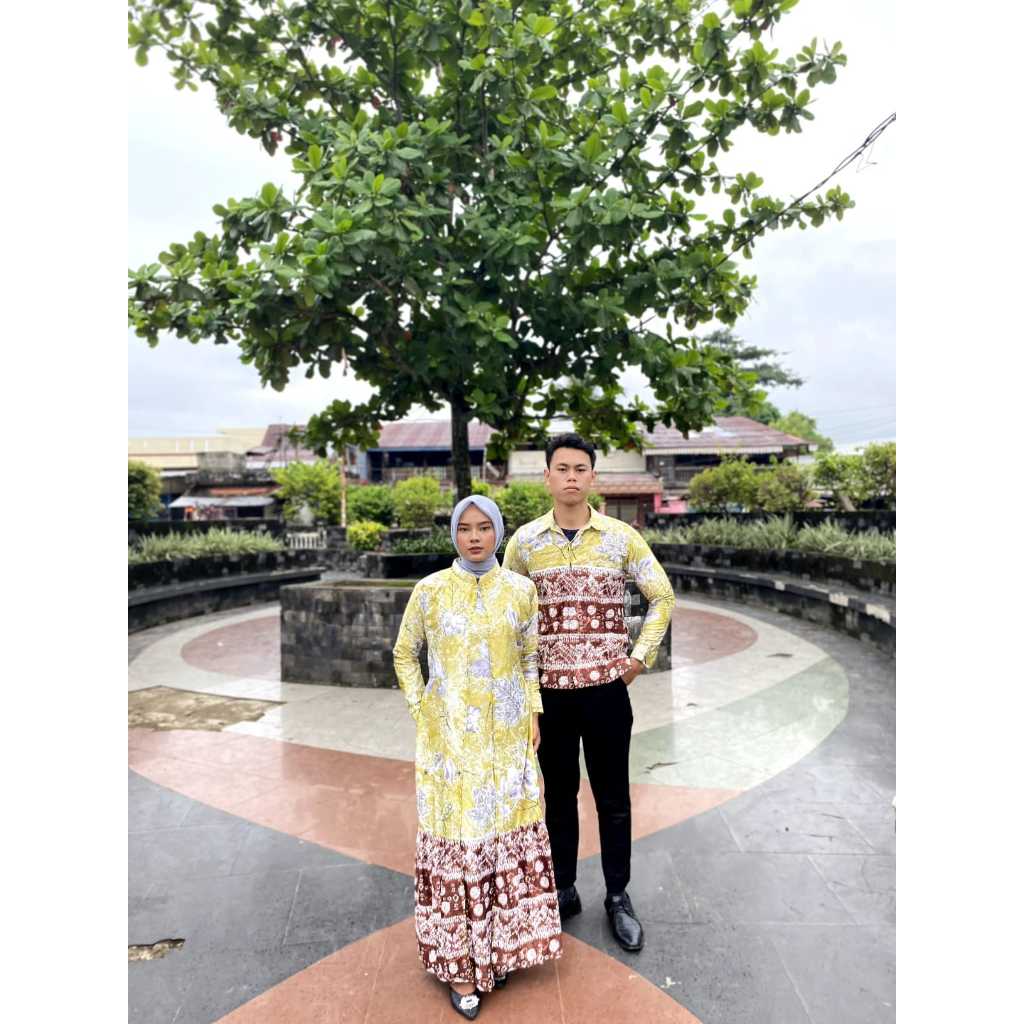 Songket PaSH - Baju Couple Jumputan Kekinian Khas Palembang Motif Eko Berbagai Macam Warna