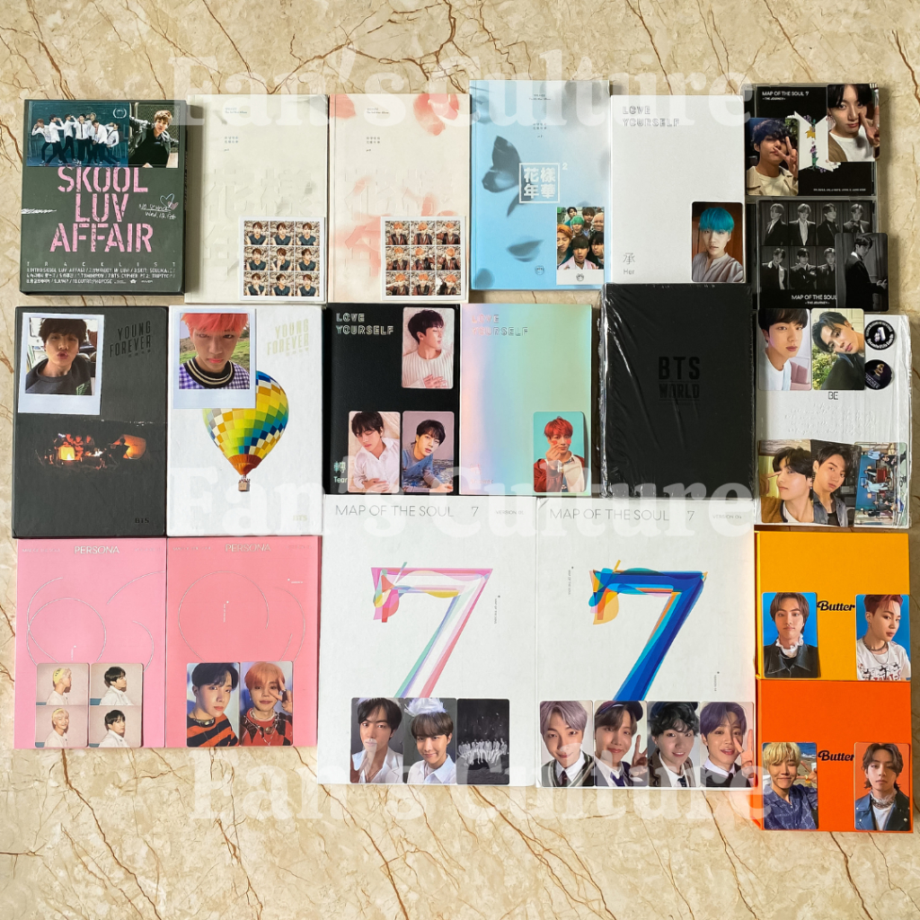 [READY STOCK] BTS UNSEALED ALBUM: Skool Luv Affair/HYYH pt 1 2/Young Forever Day Night Ver/Love Your