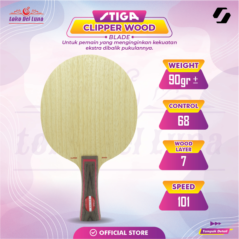 STIGA Blade Clipper Wood