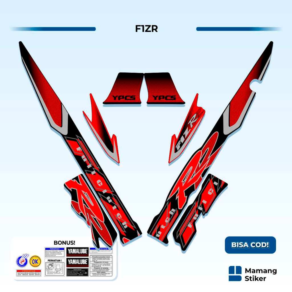 Striping Yamaha F1ZR Variasi (17) FIZ R FIZR Original 1997 1998 1999 2000 2001 2002 2003 2004 Ardath