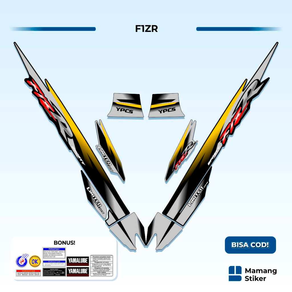 Striping Yamaha F1ZR Variasi (23) FIZ R FIZR Original 1997 1998 1999 2000 2001 2002 2003 2004 Ardath