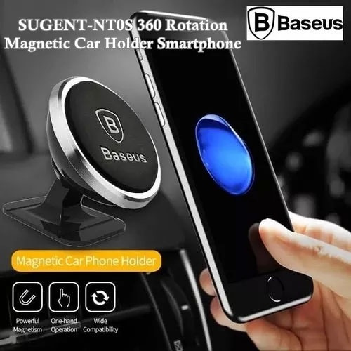 BASEUS Car Holder Magnetic 360 Phone Stand Mobil Dudukan HP Dashboard