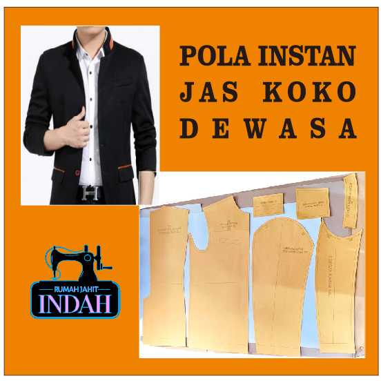 pola baju pola jahit pola Jasko Dewasa pola instan