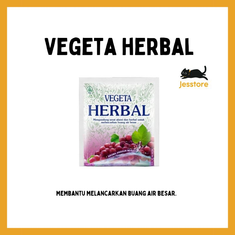 

VEGETA HERBAL MELANCARKAN BUANG AIR BESAR