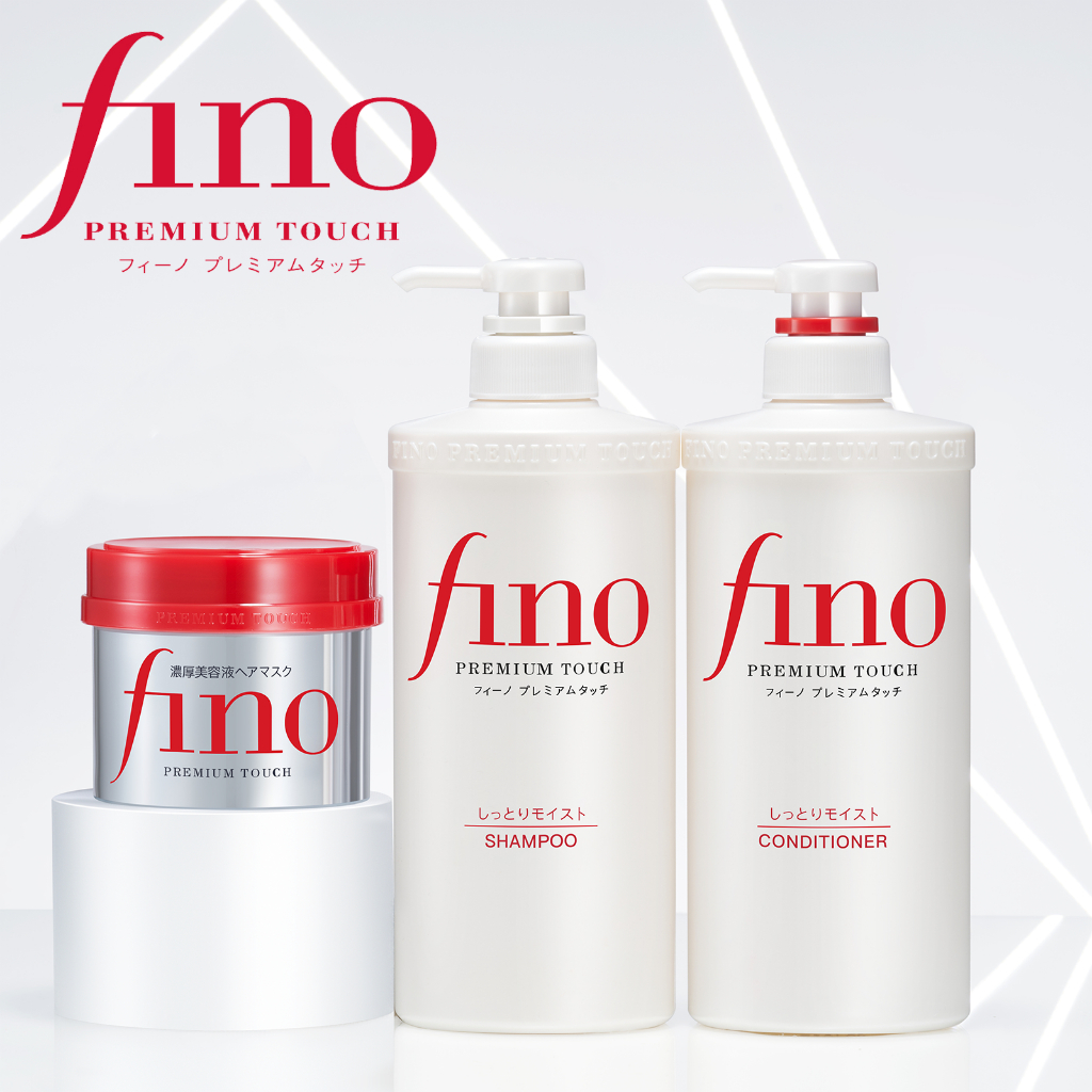 SHISEIDO FINO Hair Mask 230g /Shiseido Fino Premium Touch Hair Shampoo & Conditioner 550ml