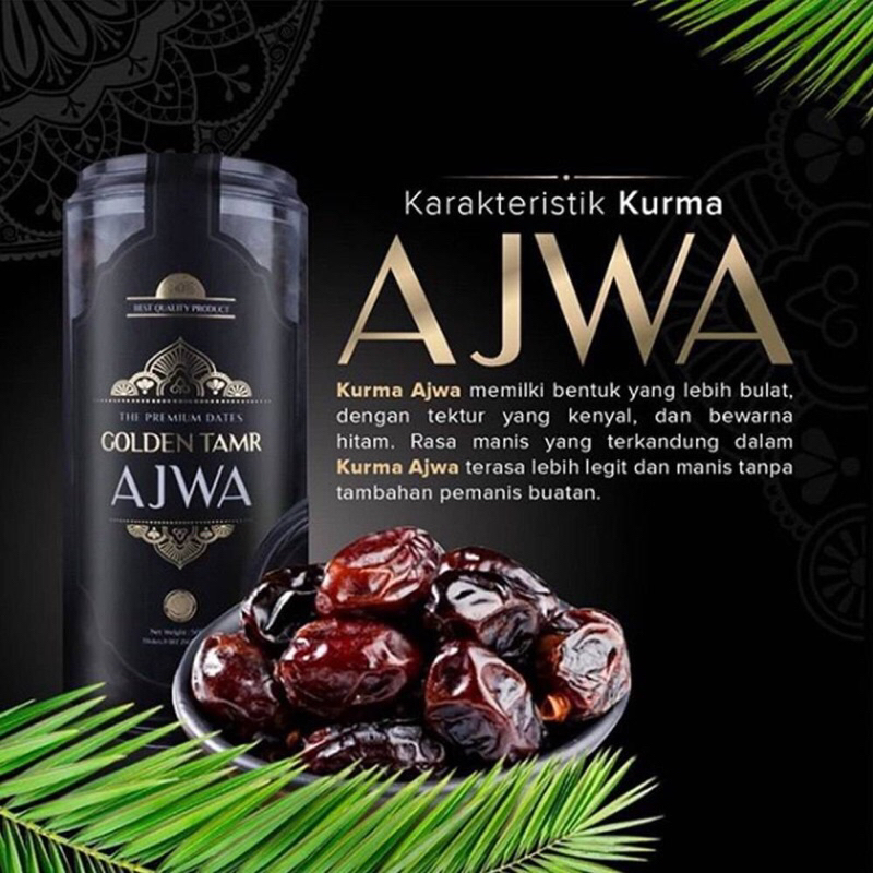 

kurma ajwa Golden Tamr 500gr,buah kurma,ajwa golden tamr,buah,buah kering