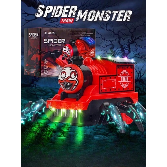 Mainan Kereta Choo Choo Charles Monster Train Universal Action 360° With Music & Light / Mainan Anak