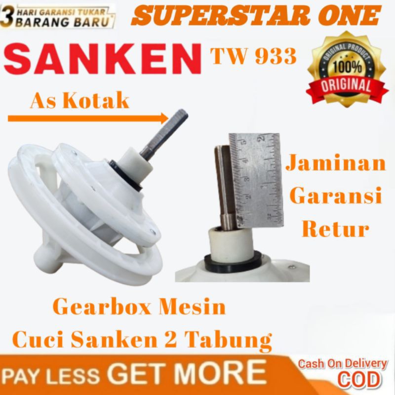 Gearbox Mesin Cuci Sanken 2 Tabung TW 933