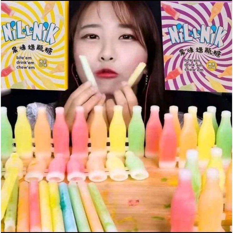 

IN. wax bottle candy isi 7 pcs