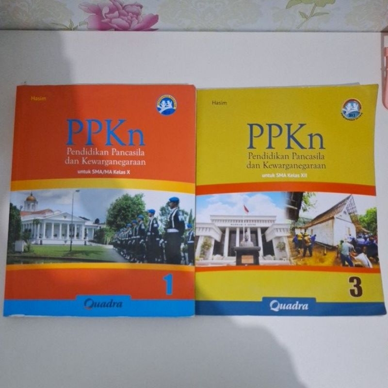 Buku Paket PPKN Quadra kelas 10 dan 12 / 1 dan 3 / X dan XII