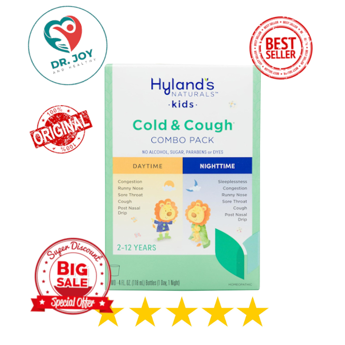 Hyland's Naturals Baby | Kids 118 mL USA | Day & Night Time | Combo | Value Pack | Infant | Baby Col