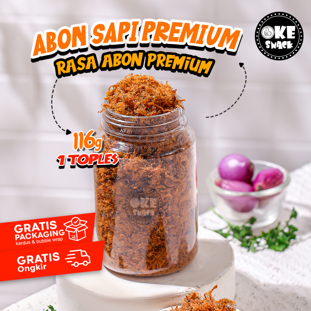 

Abon Sapi Toples Premium 1 Tobles - 116g