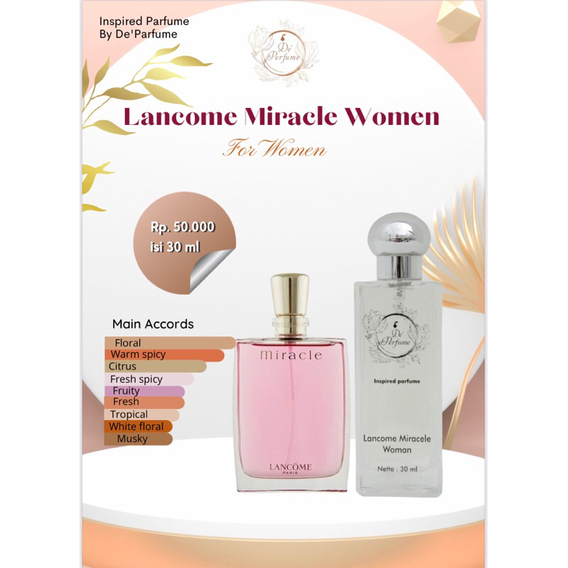 L4NC4M3 M1R4CL3 W0M3N Inspiried by de'parfume