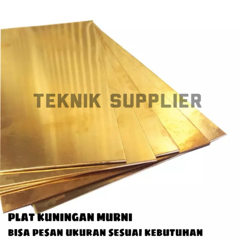 plat kuningan 5 mm x 300 mm x 300 mm