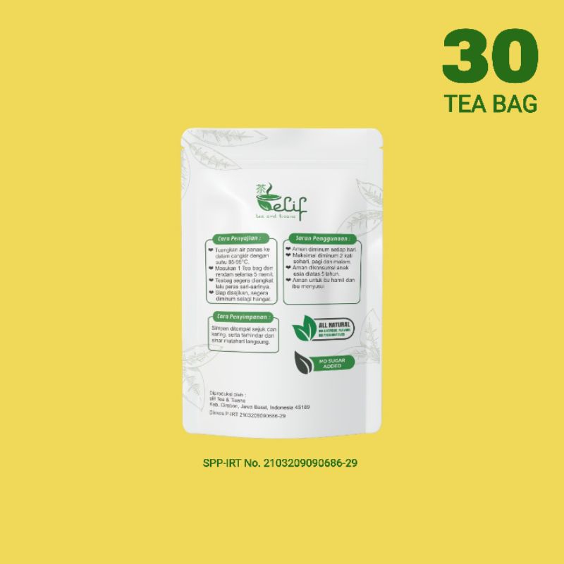 

AKEH ELIF TEA AND TISANE Spearmint Lemon Tea Teh Spearmint Lemon Teh Jerawat Hormonal & Slimming 30