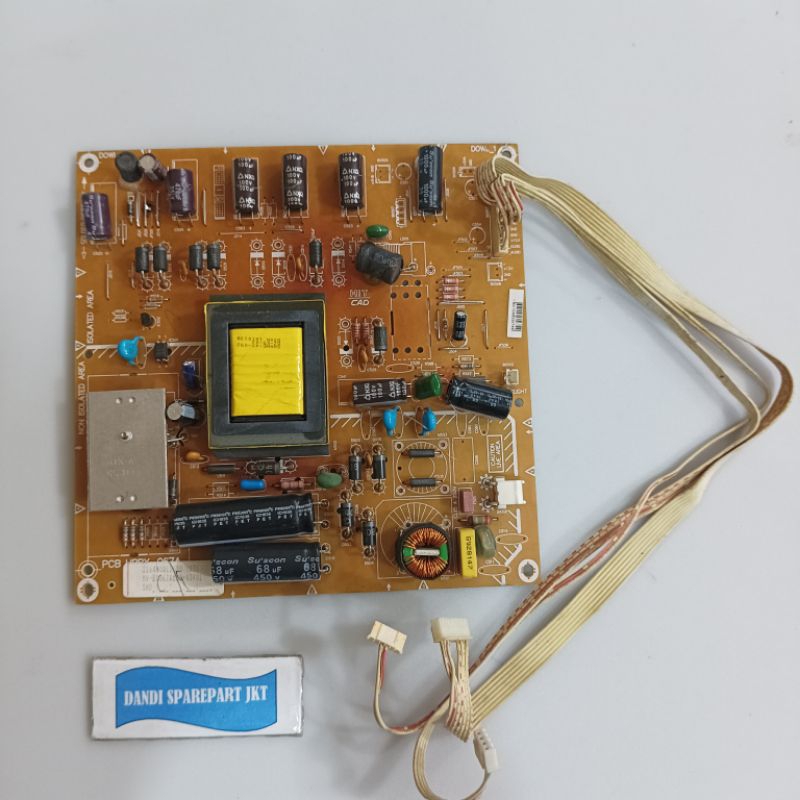 power suplly led tv Polytron pld 43ts866 - PSU led tv - regulator tv - mesin tv led