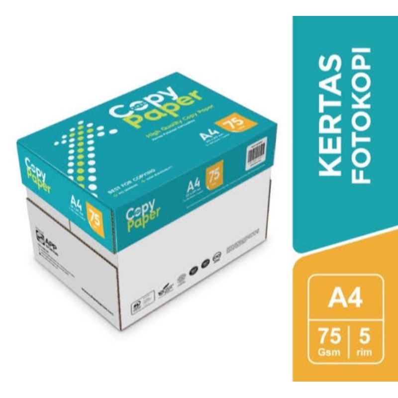 

KERTAS HVS A4 75GR COPY PAPER 1DUS MURAH