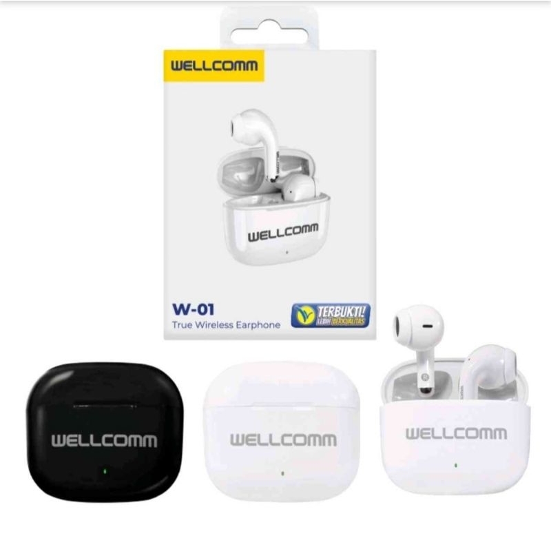 HEADSET TWS BLUETOOTH WELLCOMM W-01