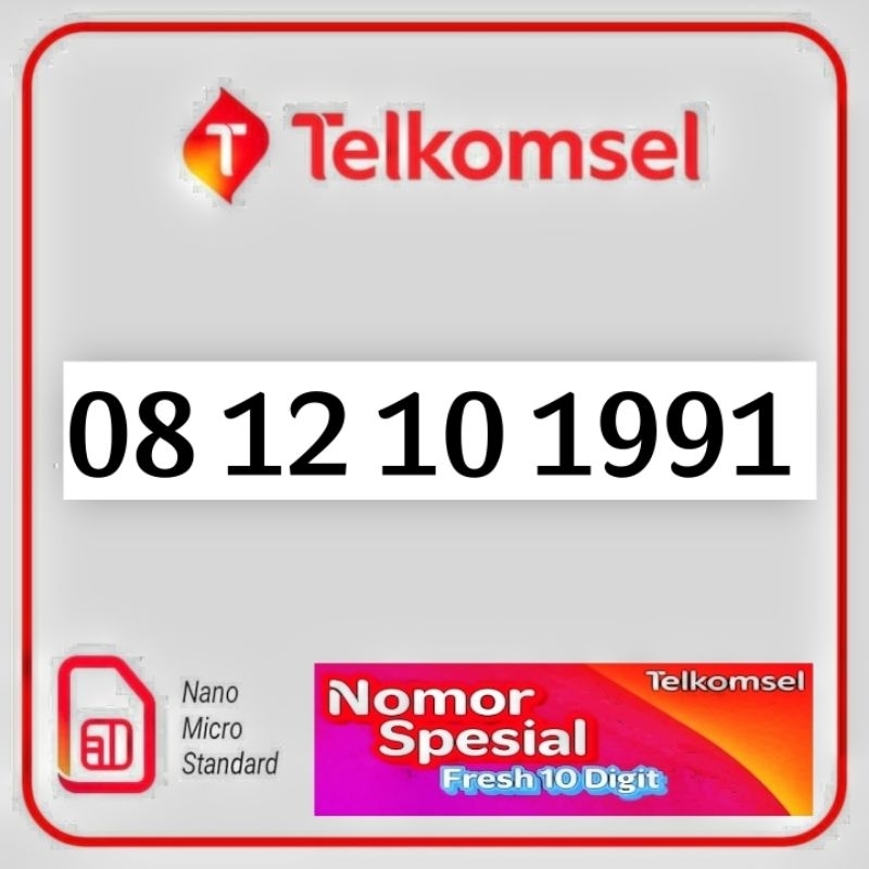 Nomor cantik simpati 10 digit nomer kartu perdana Telkomsel simpati 10digit 10 digit prabayar limite