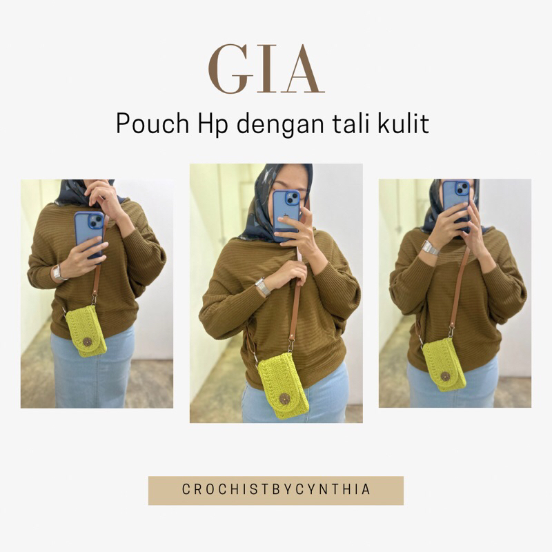 Tas rajut hp GIA bag