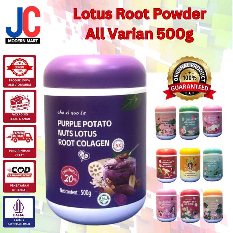 

Lotus Teratai ROOT Powder - OUFEN - All Varian 500gr