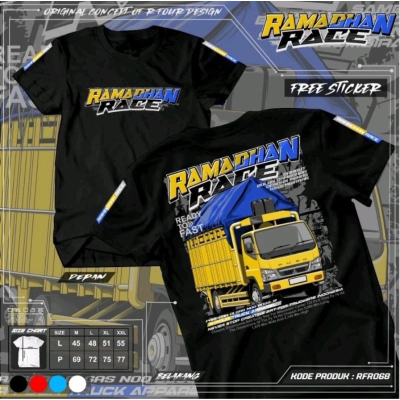 KAOS RAMADHAN RACE TRUCK CANTER