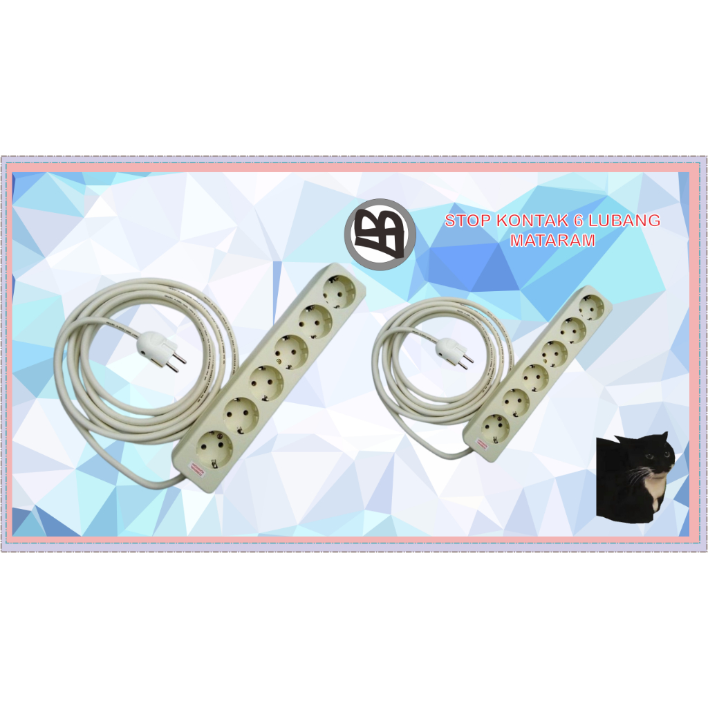 Stop Kontak 6 Lubang Mataram